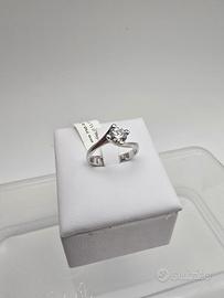 Solitario Contrarie Oro 18 Kt e Diamante 0.51 Ct