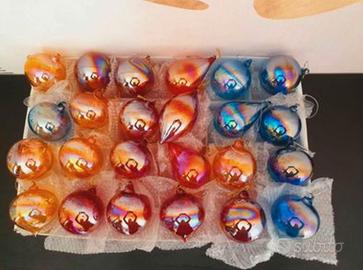 Palle di natale in vetro