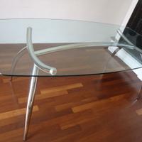 Tavolo Cristallo Temperato Calligaris