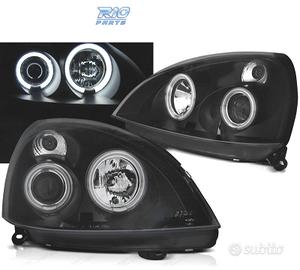 FARI PER RENAULT CLIO II 01-05 ANGEL EYES LED NERI