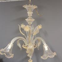 lampadario in vetro di murano 