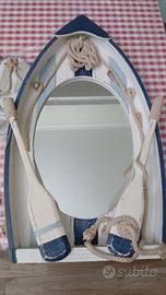 Set 2 Specchi e 3 Accessori da bagno