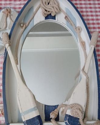 Set 2 Specchi e 3 Accessori da bagno