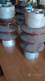 Isolatori in porcellana e silicone