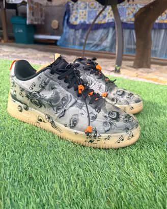air force 1 low experimental "halloween" taglia 43
