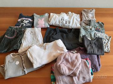 Lotto stock abbigliamento bambina 18 mesi