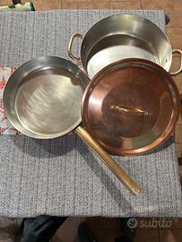 Pentole in Rame Professionali per Cuochi
