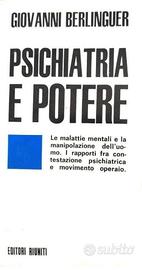 Psichiatria e potere  - Giovanni Berlinguer