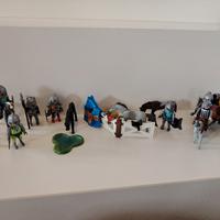 Playmobil cavalli cavalieri e carro cannone