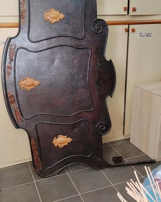 Testata letto antica