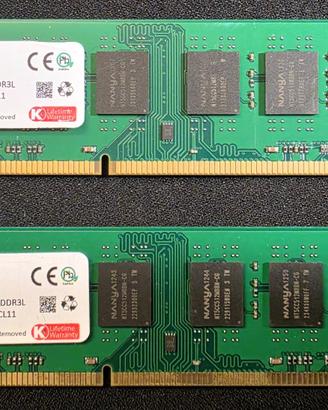 16 GB DDR3 1600 (8GB x 2)