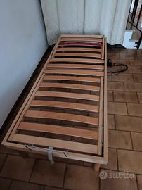 rete  letto singolo motorizzata