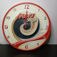 Mars orologio pubblicitario da Parete vintage