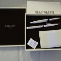 Set Balmain Paris "Millau", penna sfera pelle