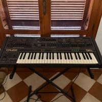 Tastiera vintage cruise siel con sintetizzatore