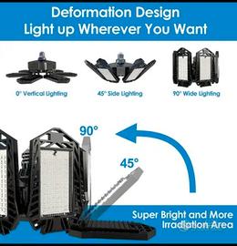 Plafoniera 120W 12000LM, 6500k , Deformabile 