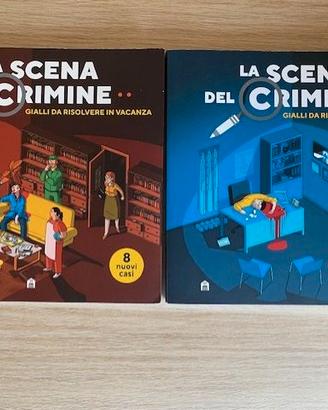 2 libri gialli interattivi "La Scena del Crimine"