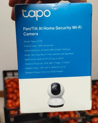 Telecamera sorveglianza tapo c220