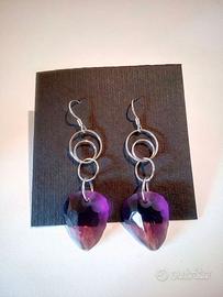 Orecchini ak313 Argento 925 placcato Rodio