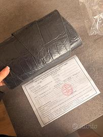 Borsa in vera pelle di coccodrillo