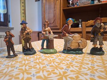 statuine presepe anni 70 