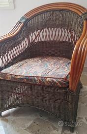 Poltrona in Rattan