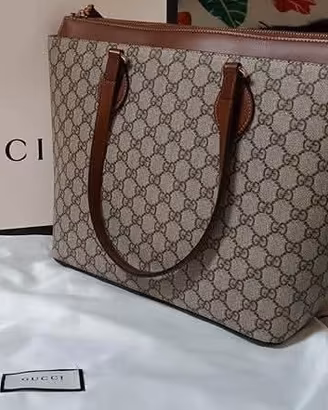 DUE  BORSE GUCCI E LOUIS VUITTON