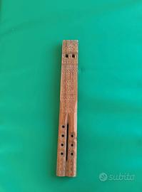 FLAUTO LIBICO vintage in legno 31 cm anni 70 Libia