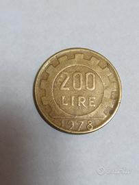 200 lire del 1978 rara
