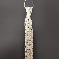 Cravatta donna cordoncino Swarovski
