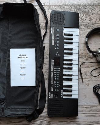Pianola Alesis Melody 32  + cuffie  + custodia
