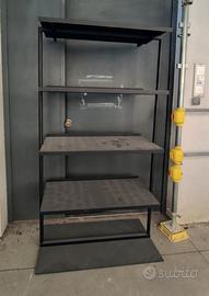 Scaffale Libreria Stile Industriale in Metallo