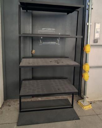 Scaffale Libreria Stile Industriale in Metallo