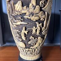 Vaso Decorativo in stile Orientale in Resina