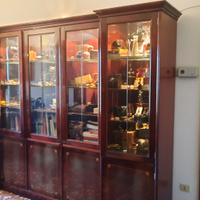 vetrina espositiva con faretti