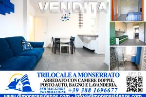 Trilocale arredato e ristrutturato a Monserrato