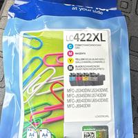 Cartucce Brother original Lc422Xl scadenza 2028