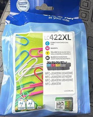 Cartucce Brother original Lc422Xl scadenza 2028