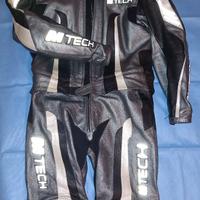 Tuta divisibile in pelle MTECH taglia 54