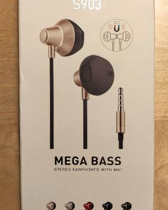 Auricolari S903 con microfono e aggancio magnetico