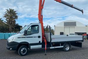 IVECO DAILY 50C17 CASSONATO CON GRU FASSI 40