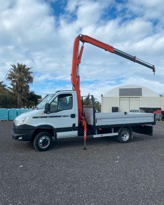 IVECO DAILY 50C17 CASSONATO CON GRU FASSI 40