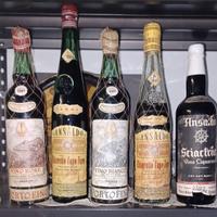 5 RARE BOTTIGLIE VINI LIGURI VED. ANSALDO ANNI 60