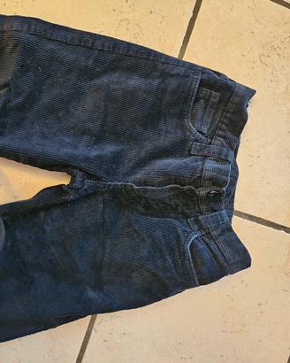 pantalone lungo velluto coste tg 12 anni originale