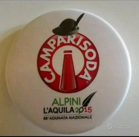 Spilla da collezione Campari Soda Alpini L'Aquila