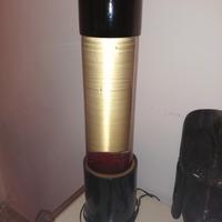 Lampada con effetto particolare a cera H 65 cm