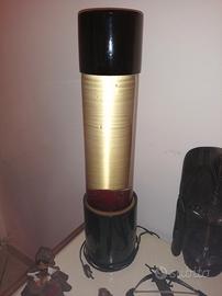 Lampada con effetto particolare a cera H 65 cm