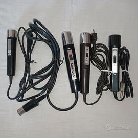 Microfoni dinamici Grundig, Sanyo, JVC vintage
