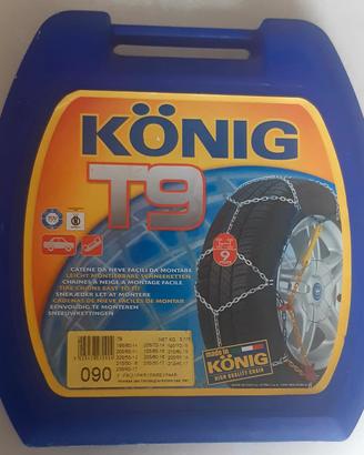Catene da neve T9 KONIG misura 090 usate