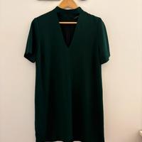 Abito verde scuro Zara